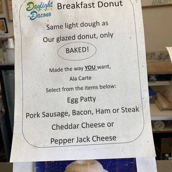 Daylight Donuts of Dacono - Breakfast donut surprise! - Donuts Near Me - Dacono, Colorado Daylight Donuts of Dacono - Breakfast donut surprise! - Donuts Near Me - Dacono, Colorado