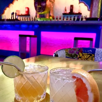 Silk Lounge - two cocktails on a table - Indian Near Me - Vancouver, British Columbia