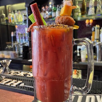 Windbag Saloon - a bloody drink in a glass - Burgers Near Me - Helena, Montana