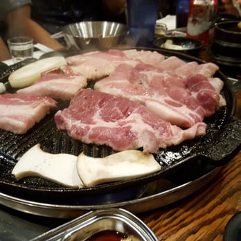 Jongro BBQ - Large Pork Platter - Belly, Neck, Jowl - Korean Near Me - New York, New York