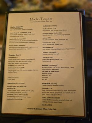 Menu photo 3 Macho Tequila's Sparks, NV