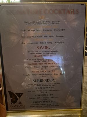 Menu photo 1 Papillons Cocoon Baltimore, MD