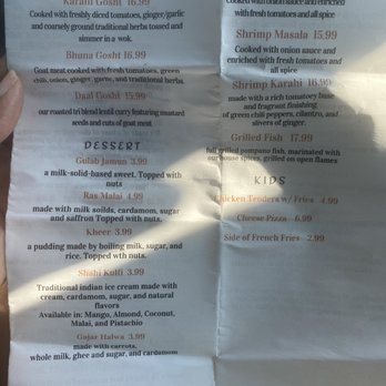 Saffron - Menu - Indian Near Me - Waco, Texas
