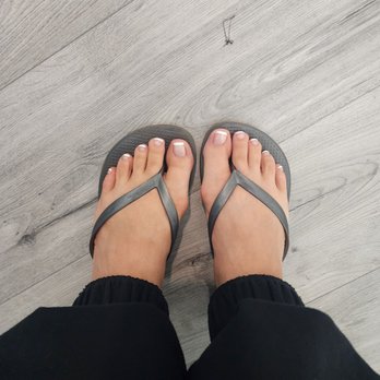 Goldust Nail Lounge - French Pedi by Rose - Nail Salons Near Me - Albuquerque, New Mexico