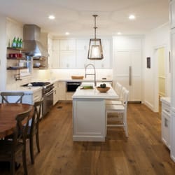 The Cabinet Shoppe - Fruit Cove Coastal White Kitchen with island