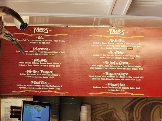 Menu photo 1 Sancho's Tacos Newport Beach, CA Menu photo 1 Sancho's Tacos Newport Beach, CA