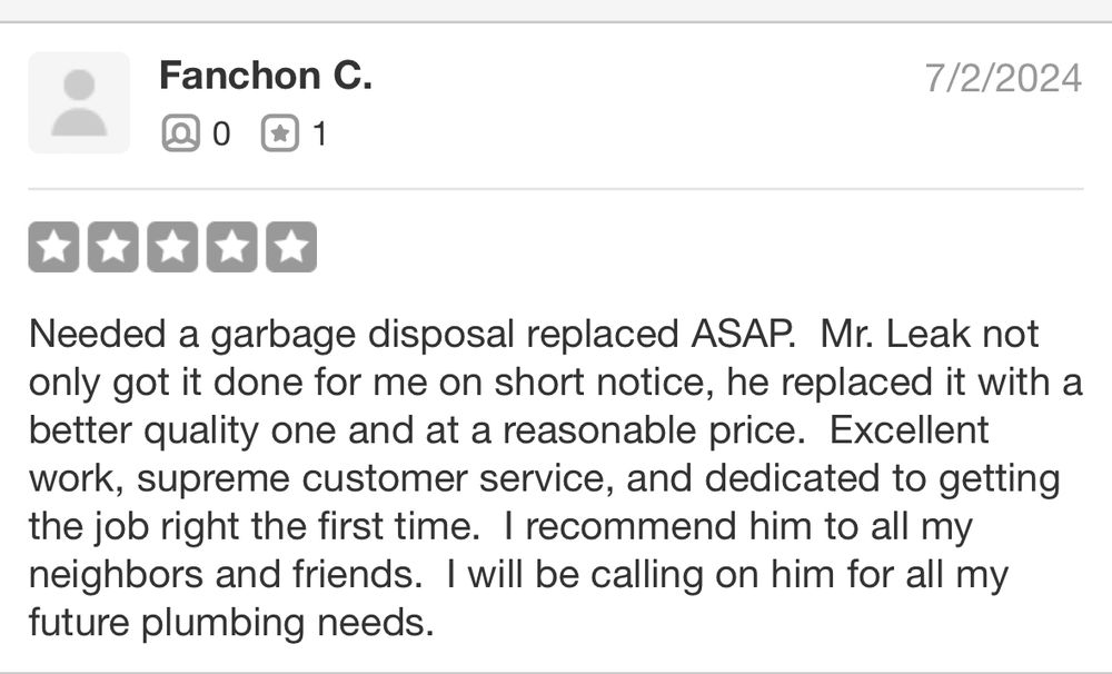 Slide of Leak Plumbing and Home Services