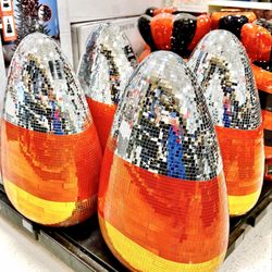 Michaels - Disco Decor! LOLOLOLOLOL Giant classic candy corn! Gotta have a couple of these pop art babies by the pool OuiOui