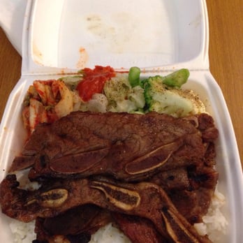 Me's BBQ - Kalbi beef for dinner. We've gone to this place twice while we were in Hawaii. The price is good and the food is good! - Korean Near Me - Honolulu, Hawaii Me's BBQ - Kalbi beef for dinner. We've gone to this place twice while we were in Hawaii. The price is good and the food is good! - Korean Near Me - Honolulu, Hawaii