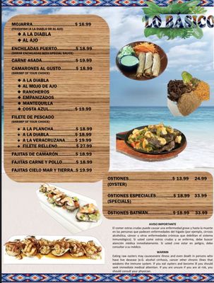 Menu photo 3 Mariscos Puerto Nayari Fontana, CA