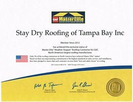 Slide of Stay Dry Roofing
