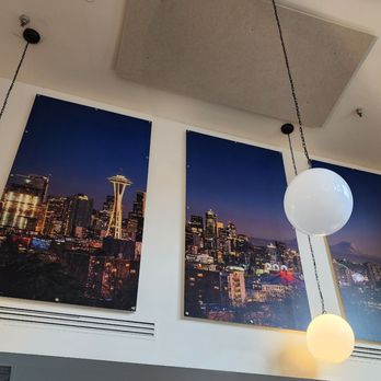 Stone's Throw Coffee & Market - High ceilings & Seattle skyline wall art (11/10/25) - Coffee & Tea Near Me - Seattle, Washington Stone's Throw Coffee & Market - High ceilings & Seattle skyline wall art (11/10/25) - Coffee & Tea Near Me - Seattle, Washington
