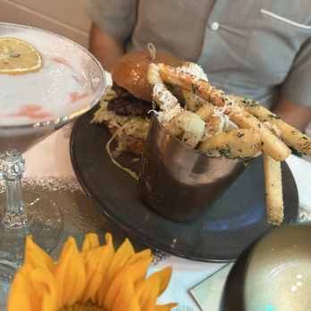 Velour - Burger and truffle fries - American Near Me - Dallas, Texas
