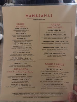 Menu photo 2 Mamasamas Restaurant Neptune Beach, FL Menu photo 2 Mamasamas Restaurant Neptune Beach, FL