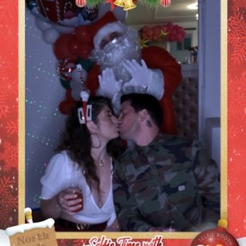 Selfie Booth 805 - Old town Glow event (socially distant photos w/ Santa) - Photo Booth Rentals Near Me - Oxnard, California