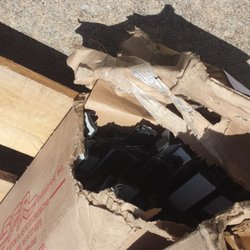 Roadrunner Transportation Services - Several were crushed and/or ripped open with the product hanging