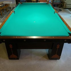 Classic Cue Billiards North - Our newly felted 1917 Brunswick