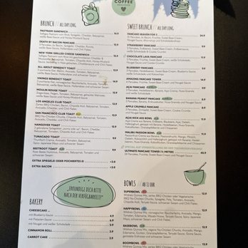 Basecoffee - Menu - Breakfast & Brunch Near Me - Nuremberg, BY