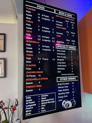 Menu photo 3 Champion Billiards Naples, FL