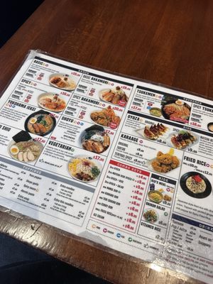 Menu photo 1 Ramen Gojiro Vancouver, BC Menu photo 1 Ramen Gojiro Vancouver, BC
