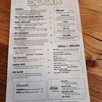 Spork - Menu - Mexican Near Me - Bend, Oregon Spork - Menu - Mexican Near Me - Bend, Oregon