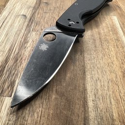 My spyderco knife that was restored and sharpened