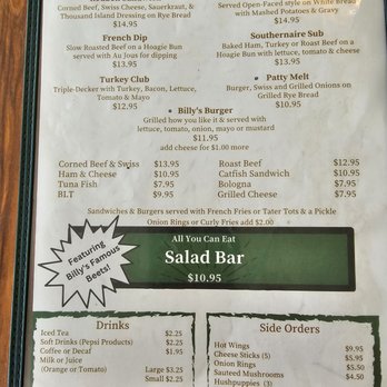 Southernaire Restaurant - Menu - American Near Me - Stewart, Tennessee Southernaire Restaurant - Menu - American Near Me - Stewart, Tennessee