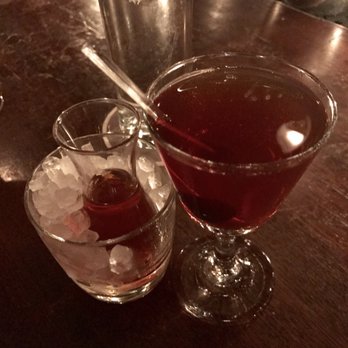 Clover Club - The slope: rye whiskey, sweet vermouth, apricot brandy, and bitters - Lounges Near Me - Brooklyn, New York