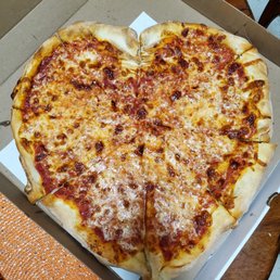 Heart shaped pizza for Valentines Heart shaped pizza for Valentines
