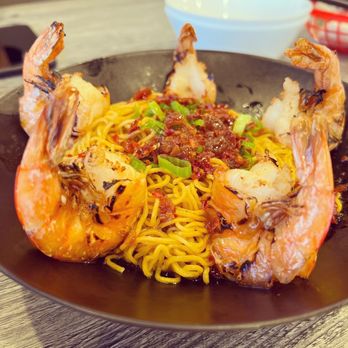 District 5 - House Garlic Noodles with Shrimps - Noodles Near Me - Lake Forest, California District 5 - House Garlic Noodles with Shrimps - Noodles Near Me - Lake Forest, California