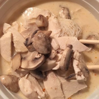 Noodle World - Chicken Tom Kah with vermicelli - Chinese Near Me - Alhambra, California