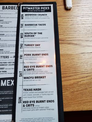 Menu photo 5 Midwood Smokehouse Raleigh, NC