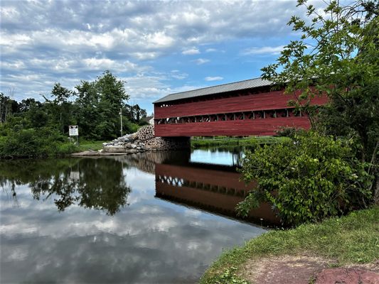 Historic Sachs Covered Bridge by null