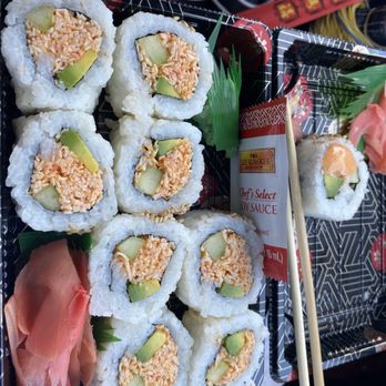 Fleurichi Express Sushi - Spicy California Roll (8 Pieces) Spicy Shrimp Roll (8 Pieces) - Sushi Bars Near Me - Clovis, California