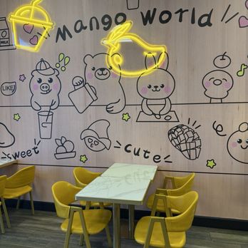 Mango World - Wall art inside - Desserts Near Me - Las Vegas, Nevada