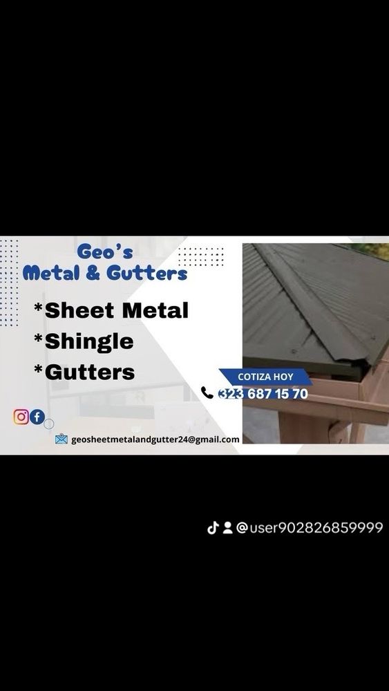 Slide of Geo' Metal And Gutters