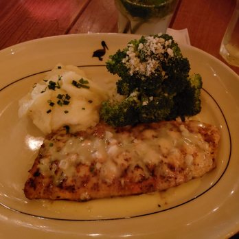 Houston's Restaurant - Catch of the day. Atlantic char with a lemon butter - American Near Me - Pompano Beach, Florida Houston's Restaurant - Catch of the day. Atlantic char with a lemon butter - American Near Me - Pompano Beach, Florida