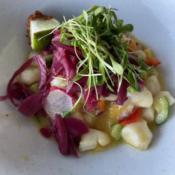 Coasterra - Bay Scallop Aguachile - Mexican Near Me - San Diego, California