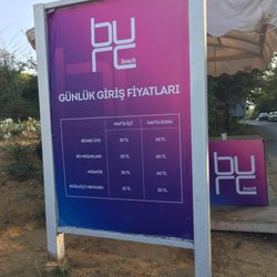 Burç Beach - 2017 entrance fees