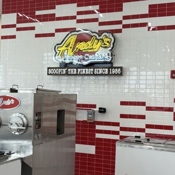 Andy's Frozen Custard - Inside signage - Ice Cream & Frozen Yogurt Near Me - Chicago, Illinois