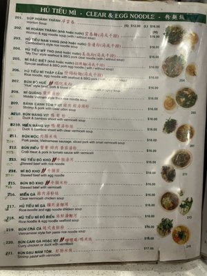 Menu photo 5 Pho Mi Viet Hoa North York, ON