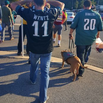 Commanders Field - Witnessing a very upset Eagles fan cry on his way to the parking lot after today's loss to the Redskins. - Stadiums & Arenas Near Me - Landover, Maryland