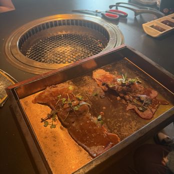 Chubby Cattle - Silver tier special dish, A5 wagyu foie gras nigiri - Barbeque Near Me - Pleasanton, California