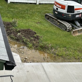 Servant Excavation Services - Deepest area needing re-grading. - Excavation Services Near Me