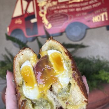 Sidecar Doughnuts & Coffee - Basil eggs Benedict - Donuts Near Me - Costa Mesa, California