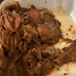 That's supposed to be brisket and pulled pork. That's supposed to be brisket and pulled pork.