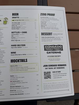 Menu photo 2 Condado Tacos Columbus, OH