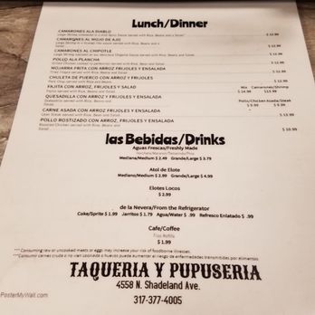 Taqueria Los Primos - Menu - Mexican Near Me - Lawrence, Indiana