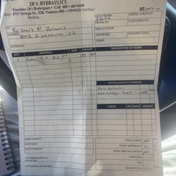 JR's Hydraulics - Don't know what hydraulic got fixed . I will take my RV to (Jr) to fix another leaky hydraulic. I give them