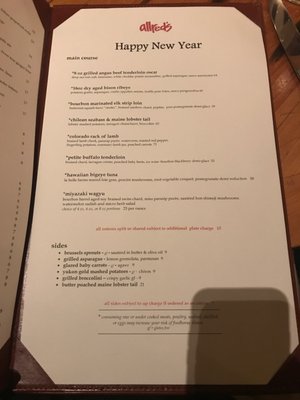 Menu photo 5 Allred's Telluride, CO